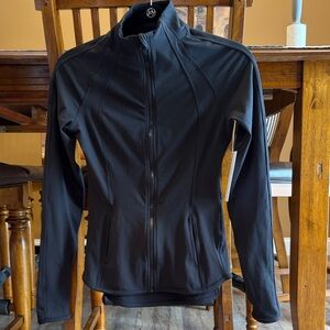 Yogalicious lux rebel flare full zip workout Jacket NWT XS